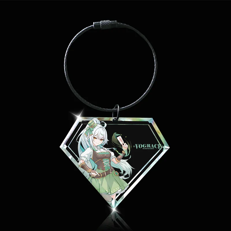 Custom Acrylic Diamond Keychain - Image 11