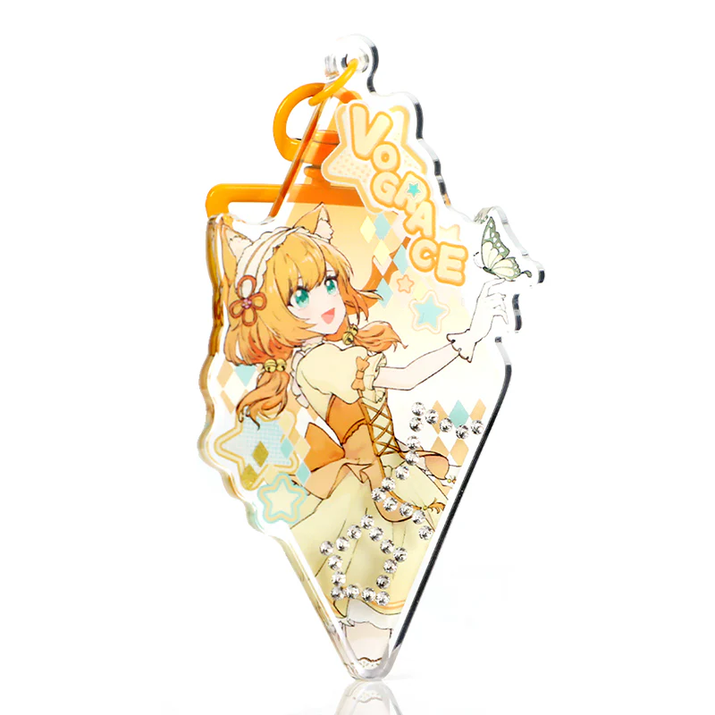 Custom Acrylic Rhinestone Keychain - Image 4