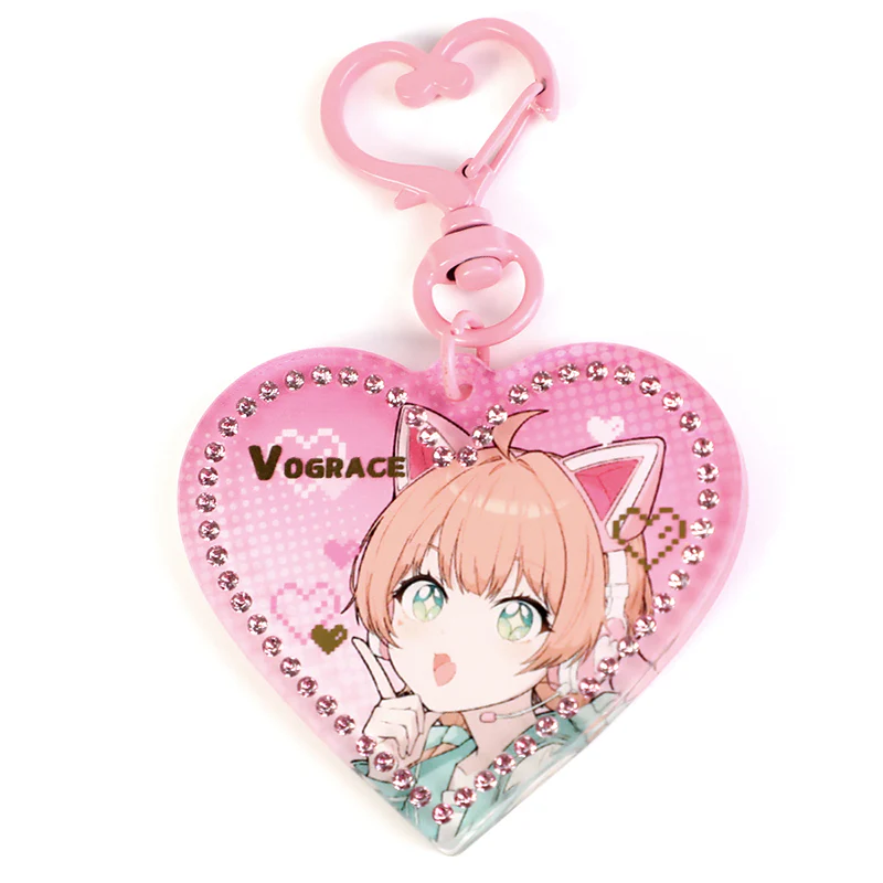 Custom Acrylic Rhinestone Keychain - Image 6