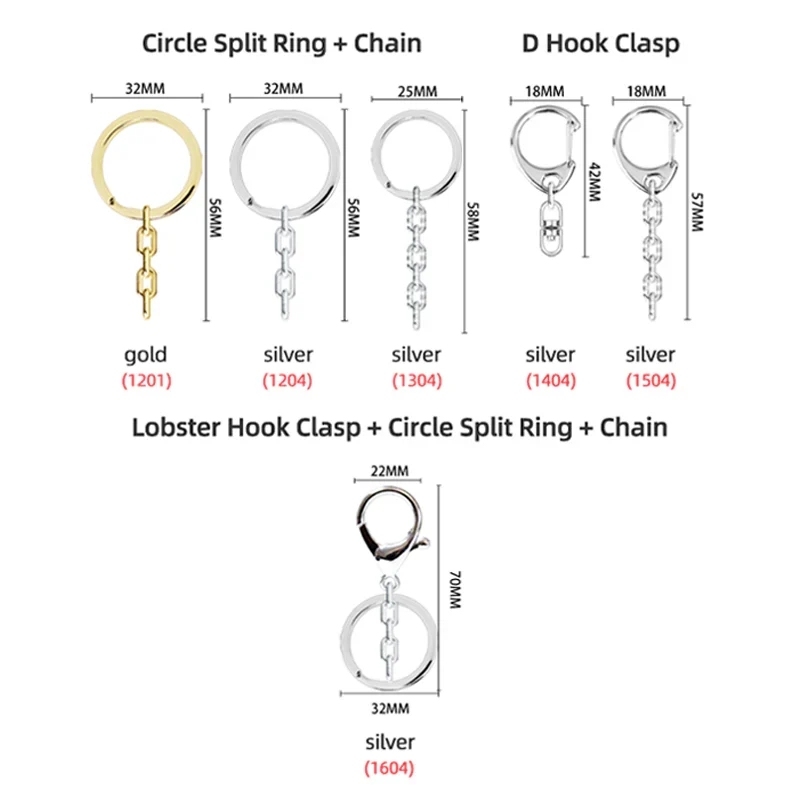 Custom Glitter Epoxy Holographic Keychains - Image 8