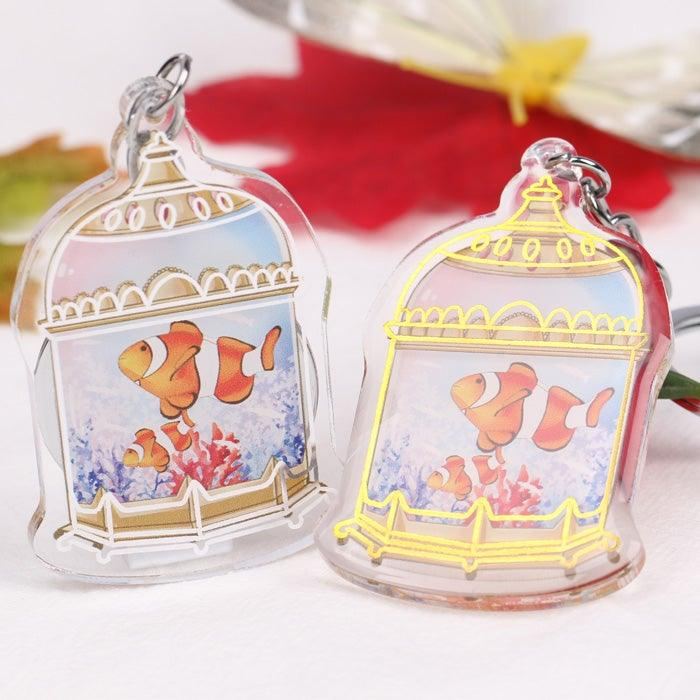 Custom Hot Stamping Epoxy Acrylic Keychains