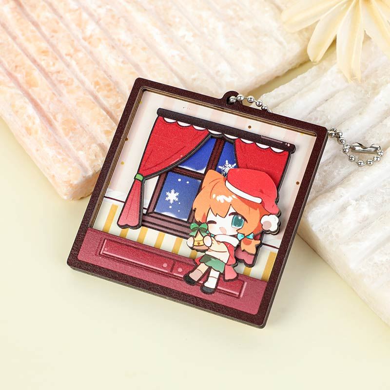Custom Layered Wood Keychain - Image 11