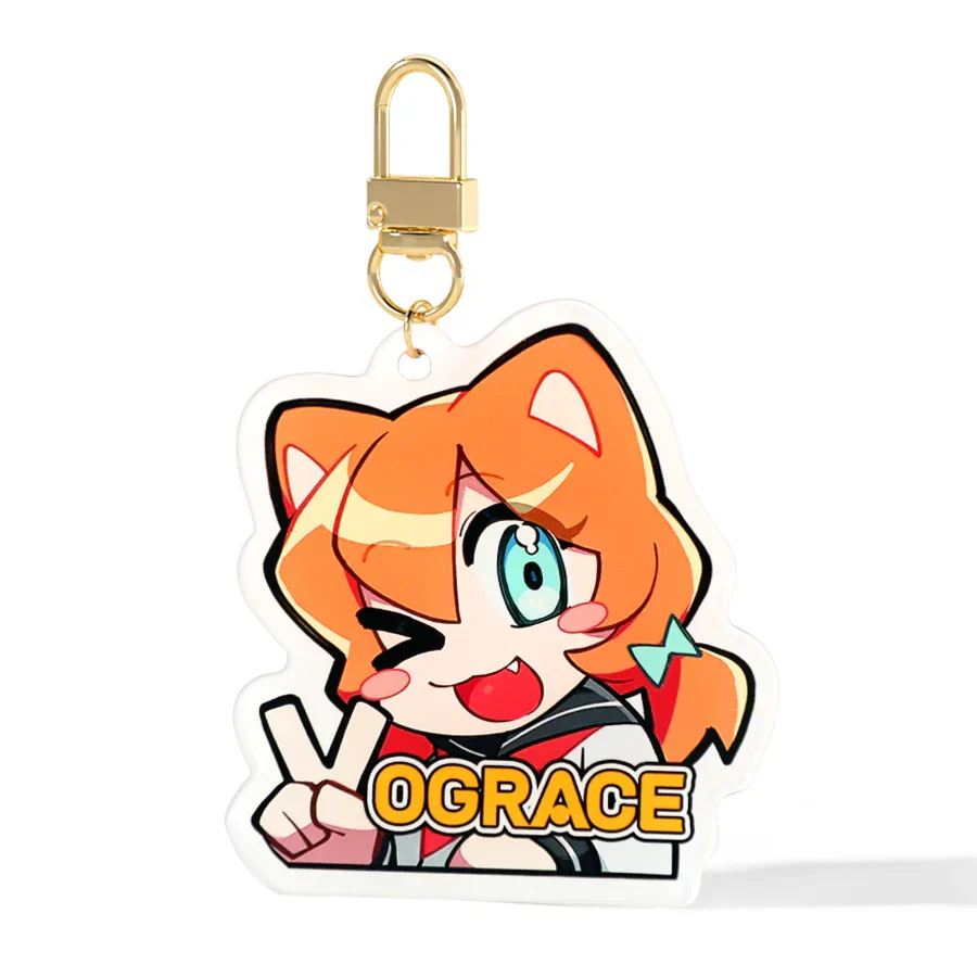 Custom Non Clear Acrylic Keychain