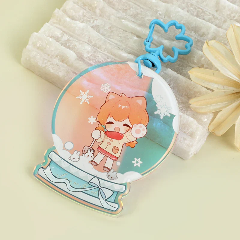 Custom Rainbow Acrylic Rounding Keychains - Image 15