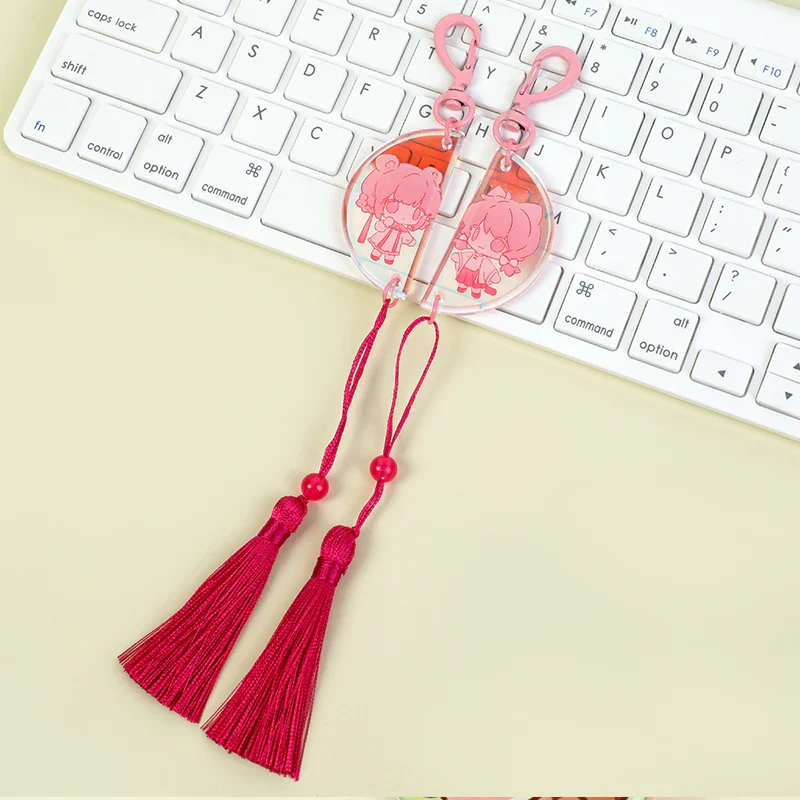 Custom Rainbow Acrylic Rounding Keychains - Image 18