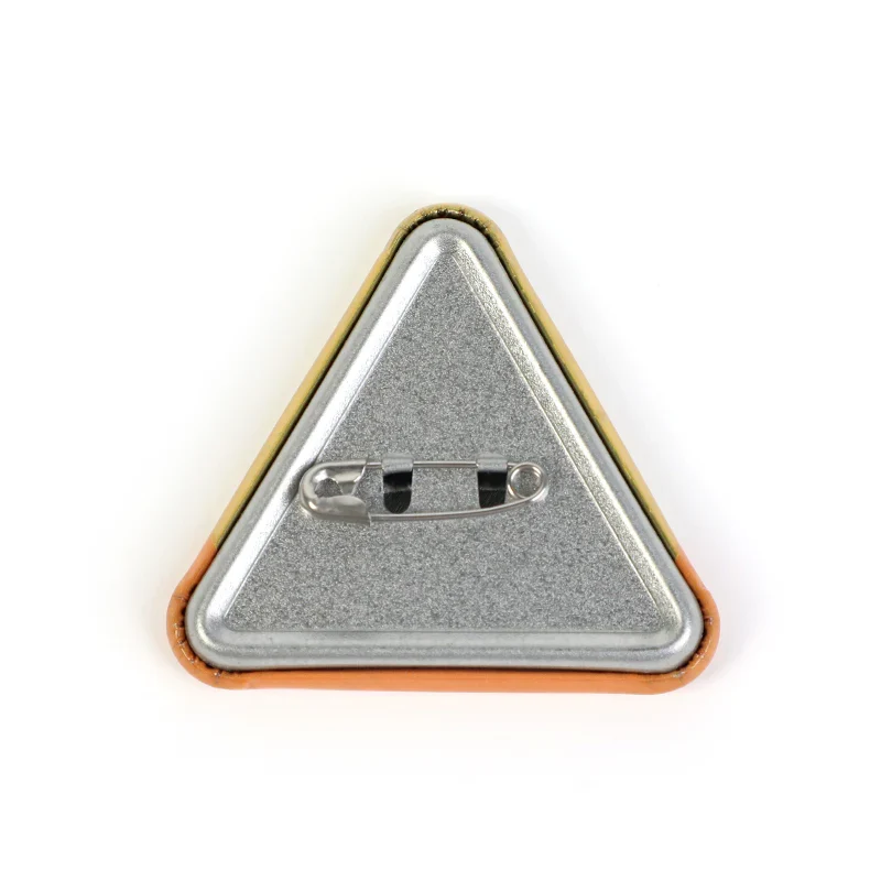 Custom Triangle Glitter Button Pins - Image 10