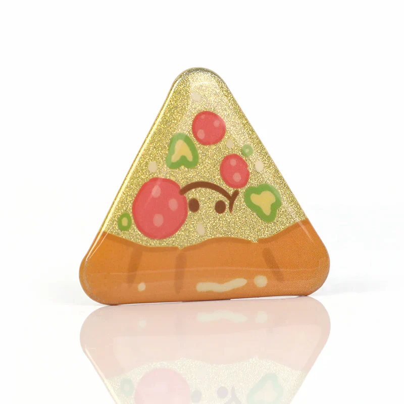 Custom Triangle Glitter Button Pins - Image 12