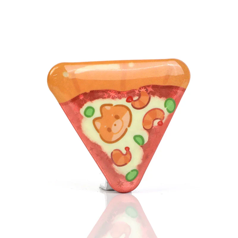 Custom Triangle Glitter Button Pins - Image 9