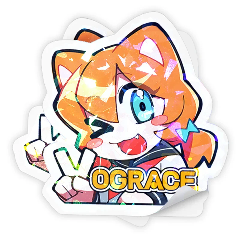 Custom Vinyl Holographic Stickers